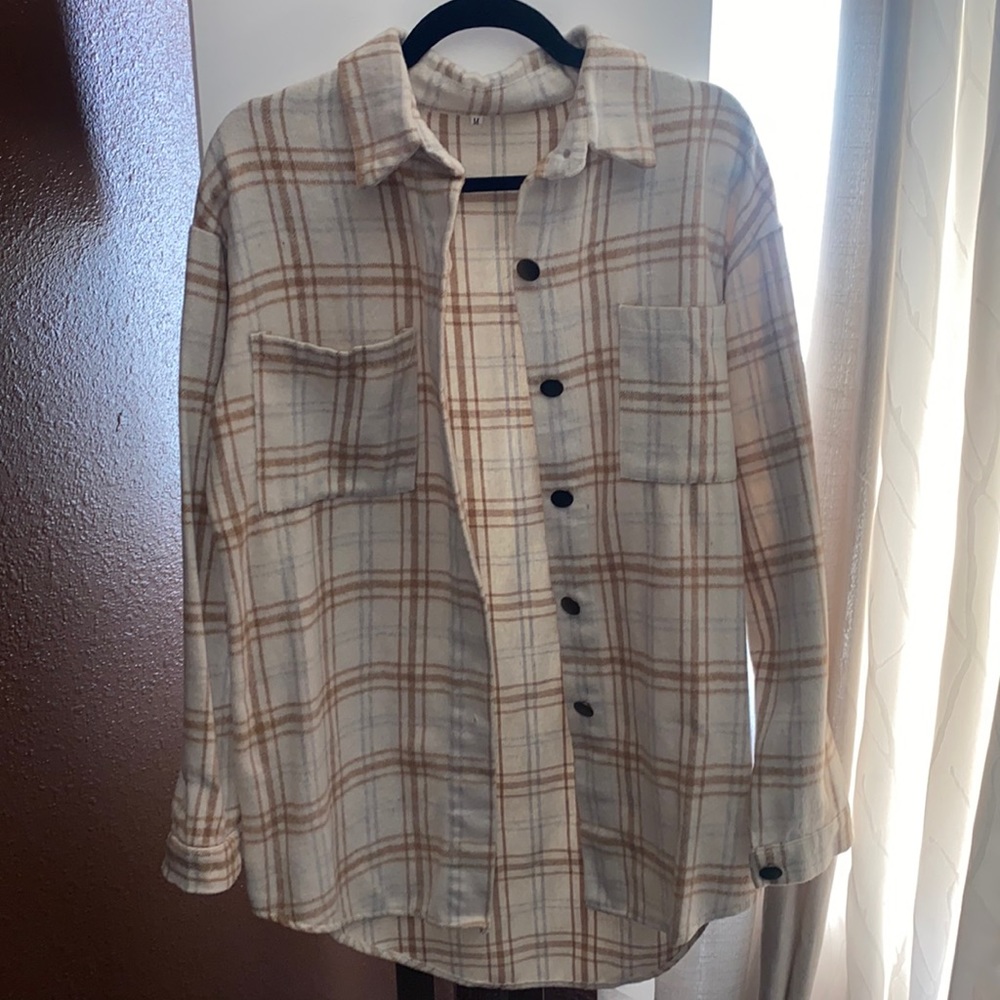 COPY - Women flannel shacket size Medium